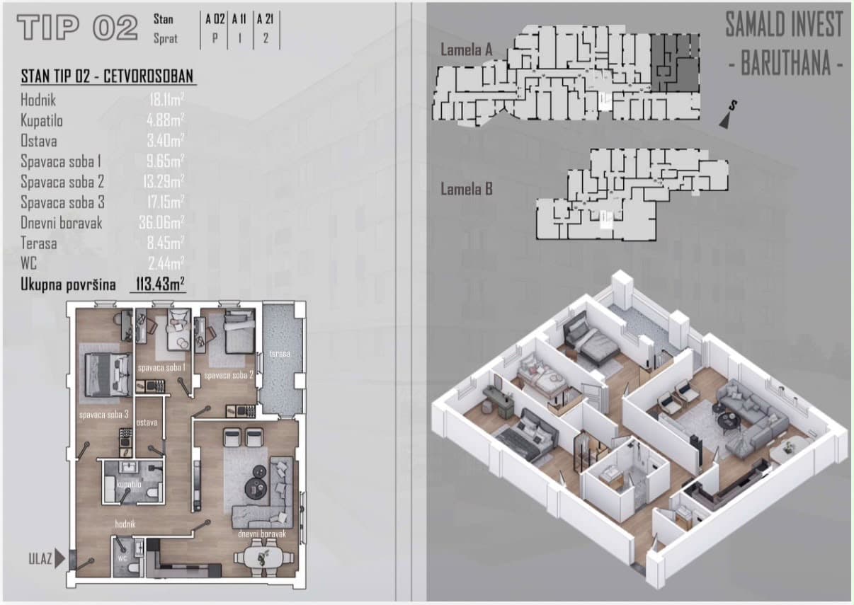 APARTMENT 113m2